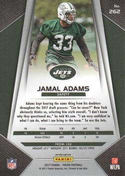2017 Panini Prizm #262 Jamal Adams Prizm