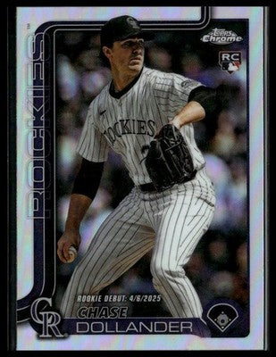 2025 Topps Chrome Update #USC175 Chase Dollander Refractors