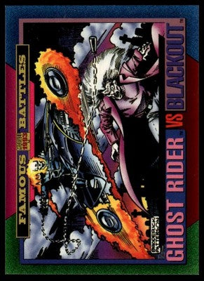 1993 SkyBox Marvel Universe #159 Ghost Rider / Blackout