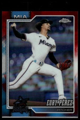2026 Topps Chrome #38 Eury Pérez Refractors