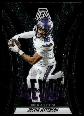 2025 Panini Mosaic #13 Justin Jefferson Elevate Mosaic