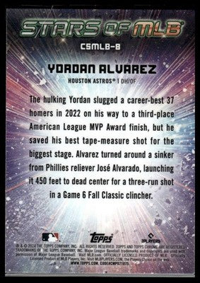 2024 Topps #SMLB-8 Yordan Alvarez Stars of MLB