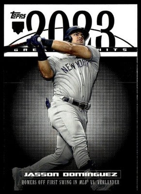 2024 Topps #23GH-26 Jasson Domínguez 2023 Greatest Hits