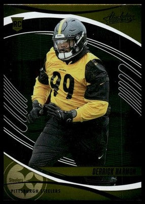 2025 Panini Absolute #116 Derrick Harmon Black