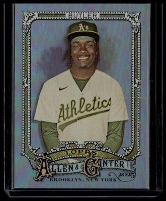 2025 Topps Allen & Ginter #59 Lawrence Butler Silver Portrait