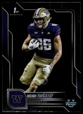 2025 Bowman University Chrome #4 Decker DeGraaf