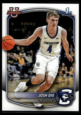 2025-26 Bowman #BPP-17 Josh Dix Prospects