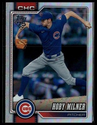 2026 Topps #616 Hoby Milner Rainbow Foil
