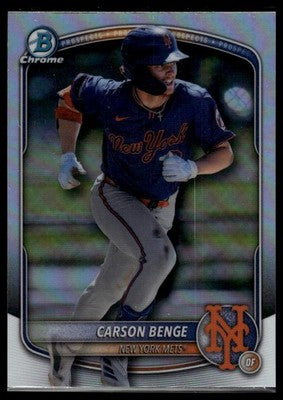 2025 Bowman Draft #BDC-138 Carson Benge Chrome