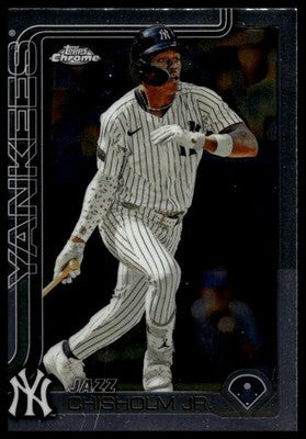 2025 Topps #185 Jazz Chisholm Jr. Rainbow Foil