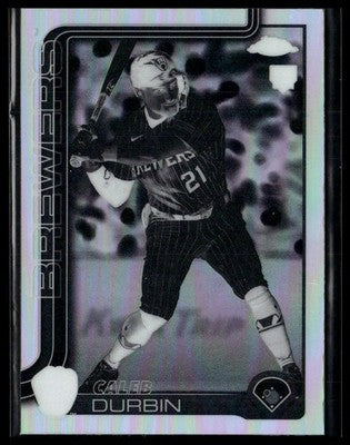 2025 Topps Chrome Update #USC82 Caleb Durbin Negative Refractors