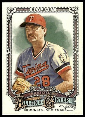 2025 Topps Allen & Ginter #341 Bert Blyleven