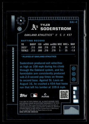 2024 Bowman #BAI-4 Tyler Soderstrom Bowman A.I.