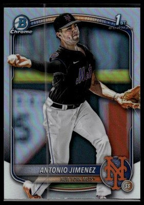 2025 Bowman Draft #BDC-56 Antonio Jimenez Chrome Refractor