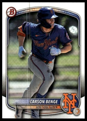 2025 Bowman Draft #BD-138 Carson Benge