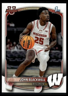 2025-26 Bowman #BPP-78 John Blackwell Prospects