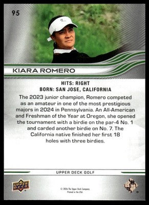 2026 Upper Deck #95 Kiara Romero
