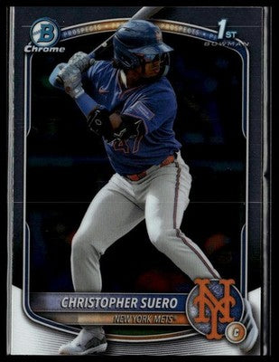 2025 Bowman Chrome 1st Christopher Suero #BCP-191