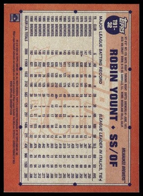 2026 Topps #T91-32 Robin Yount 1991 Topps Baseball 35th Anniversary (Series One)