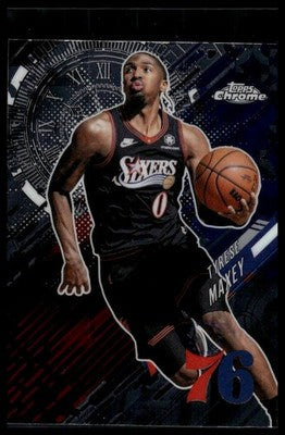 2025-26 Topps Chrome update #GT-5 Tyrese Maxey Go Time