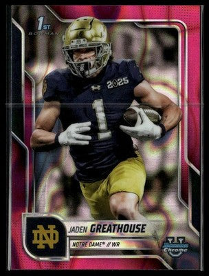 2025 Bowman University Chrome #63 Jaden Greathouse Refractor