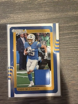2025 Donruss Football Threads Ladd McConkley Chargers  DTH-LMY