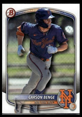 2025 Bowman Draft #BD-138 Carson Benge