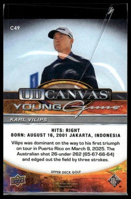 2026 Upper Deck #C-49 Karl Vilips UD Canvas