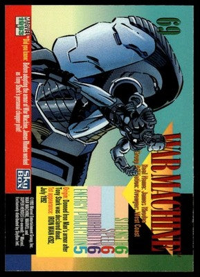 1993 SkyBox Marvel Universe #69 War Machine