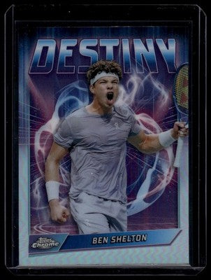 Topps 2026 Chrome Tennis Destiny Insert Ben Shelton