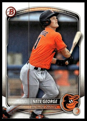 2025 Bowman Draft #BD-113 Nate George