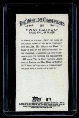 2025 Topps Allen & Ginter #285 Sway Calloway Mini Black Border