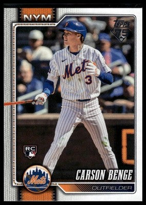 2026 Topps Update #US3 Carson Benge