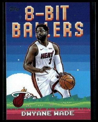 2025-26 Topps #8B-23 Dwyane Wade 8-Bit Ballers