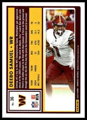 2025 Donruss #36 Deebo Samuel
