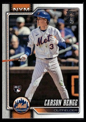 2026 Topps Update #US3 Carson Benge