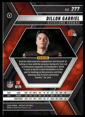 2025 Panini Mosaic #277 Dillon Gabriel Mosaic