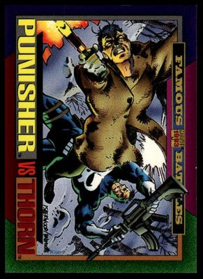 1993 SkyBox Marvel Universe #153 Punisher / Thorn