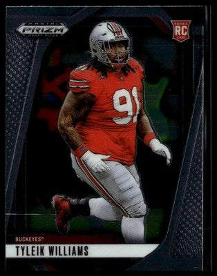 2025 Panini Prizm Draft Picks #82 Tyleik Williams Prizms Silver