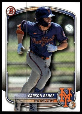 2025 Bowman Draft #BD-138 Carson Benge