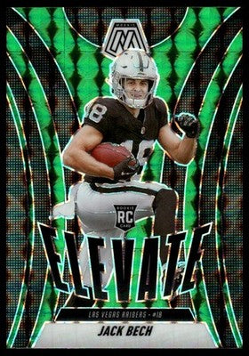 2025 Panini Mosaic #11 Jack Bech Elevate Mosaic Green