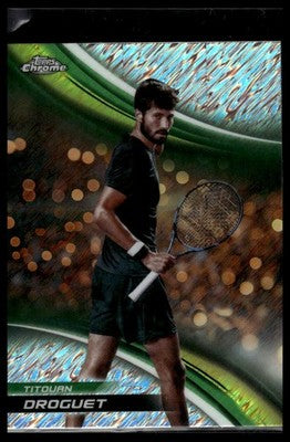 2025 Topps Chrome #190 Titouan Droguet Shimmer Refractor