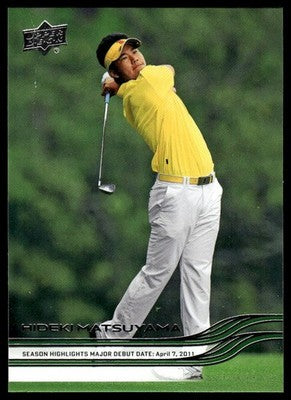 2026 Upper Deck #72 Hideki Matsuyama