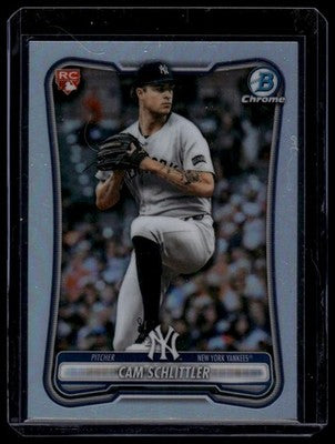 2026 Bowman Chrome #29 Cam Schlittler Red Logo Variation Rare
