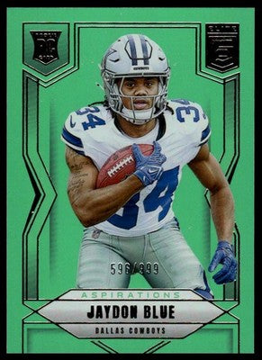 2025 Donruss Elite #155 Jaydon Blue Aspirations Lime Green #/999