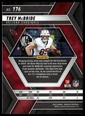 2025 Panini Mosaic #176 Trey McBride Mosaic