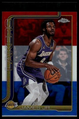 2025-26 Topps Chrome Update #103 Bronny James Jr.