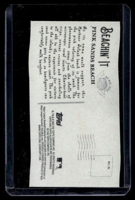 2025 Topps Allen & Ginter #BI-5 Pink Sands Beach, Bahamas Beachin' It Mini