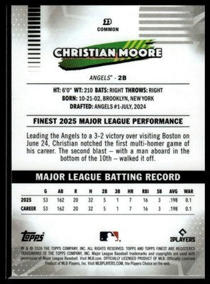 2026 Finest #23 Christian Moore