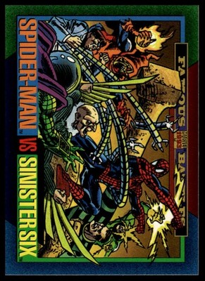 1993 SkyBox Marvel Universe #155 Spider-Man / Sinister Six